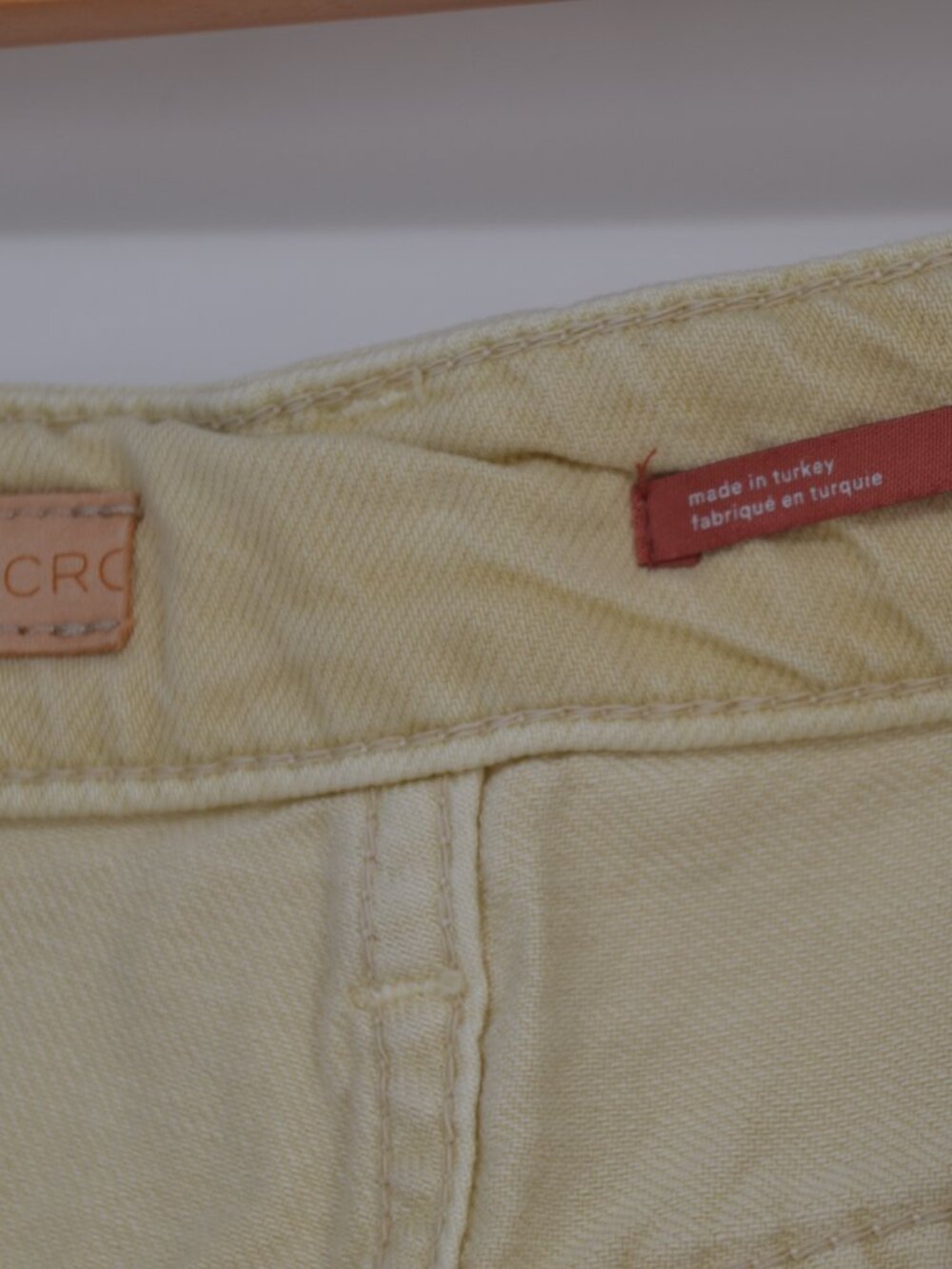 Anthropologie Pilcro The Annie Wide Leg Jeans 29 Natural Khaki Baggy High Rise - Picture 6 of 9